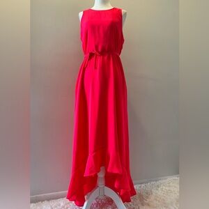 New Banana Republic Coral High-Low Dress